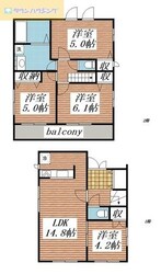 葛飾区西水元１０の物件間取画像